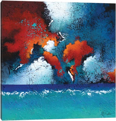 Tropical Afternoon Canvas Art Print - Fire & Ice