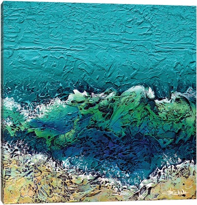 Deep World Canvas Art Print - Ocean Blues
