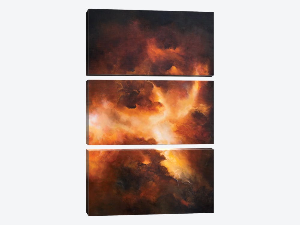 Inner Fire by Nina Enger 3-piece Canvas Print