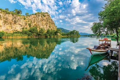 Nostalgic Boat by Nejdet Duzen framed wall art