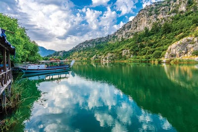 Calm River by Nejdet Duzen framed wall art