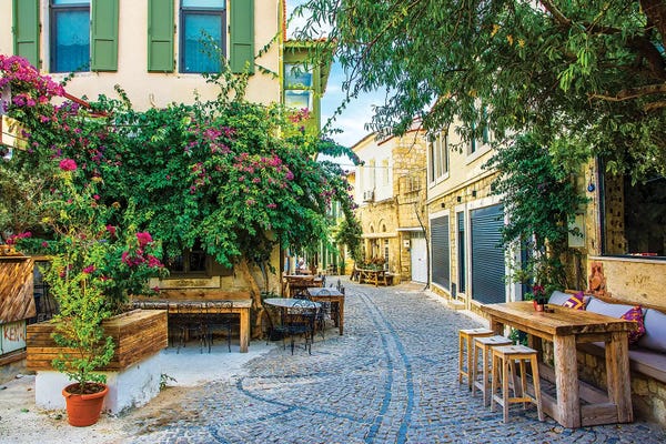 Cafes: Alacati,Turkey VII by Nejdet Duzen