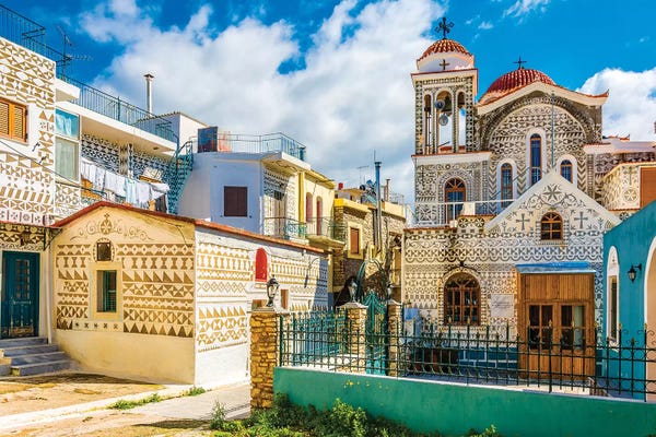 Greece: Pirgi Town Of Chios Island by Nejdet Duzen