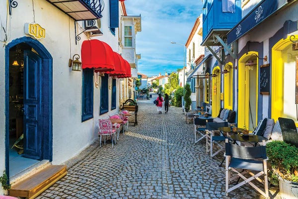 Cafes: Alacati,Turkey IX by Nejdet Duzen