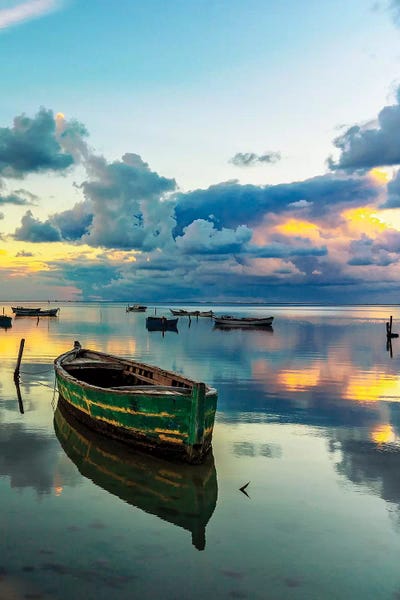 Rowboats: Aegean Sea by Nejdet Duzen