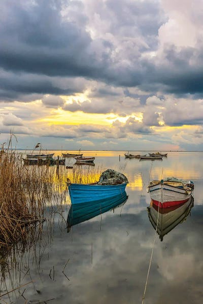 Rowboats: Clouds And Boats by Nejdet Duzen