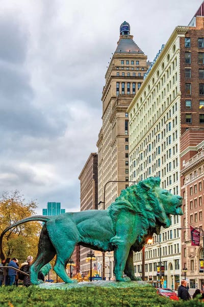 Canvas Print: Lion Of Chicago by Nejdet Duzen