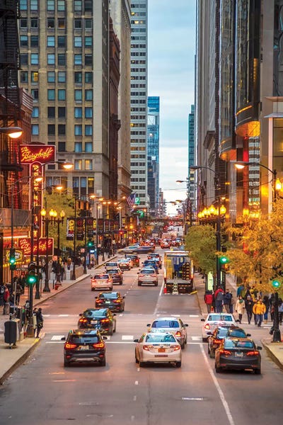 Illinois: Traffic In Chicago by Nejdet Duzen
