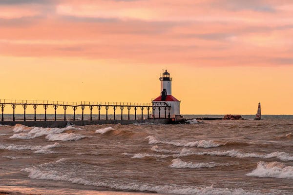 Indiana: Michigan City Lighthouse V by Nejdet Duzen