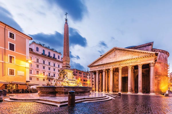 Lazio: Pantheon, Rome by Nejdet Duzen
