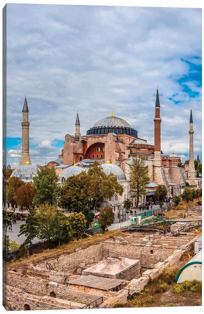Hagia Sophia, Istanbul Canvas Art Print - Istanbul Art