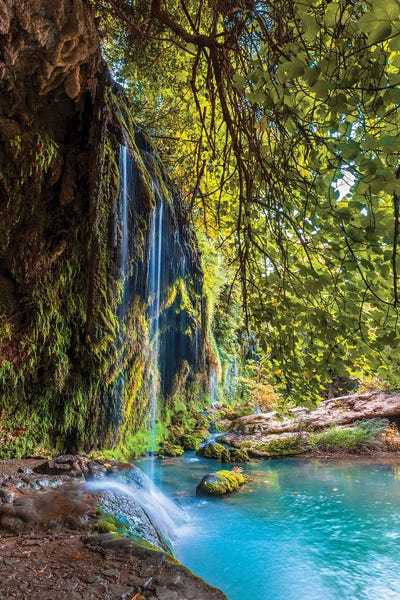 Autumn At Waterfall V by Nejdet Duzen framed canvas print