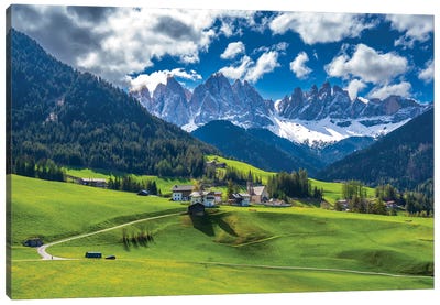 Spring In Dolomites Canvas Art Print - Nejdet Duzen