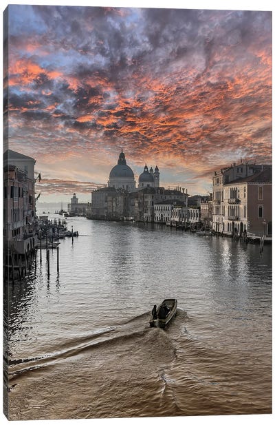 Grand Canal In Venice Canvas Art Print - Nejdet Duzen