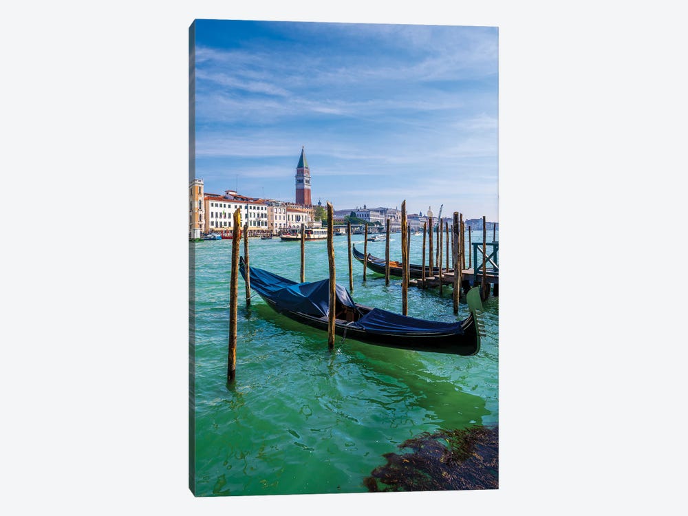 Gondolas And Venice by Nejdet Duzen 1-piece Art Print