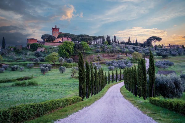 Tuscany: Tuscany Landscape I by Nejdet Duzen