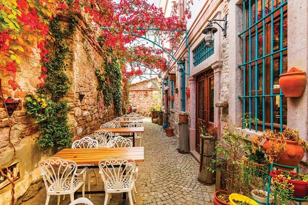 Cafes: Ayvalik, Turkey II by Nejdet Duzen