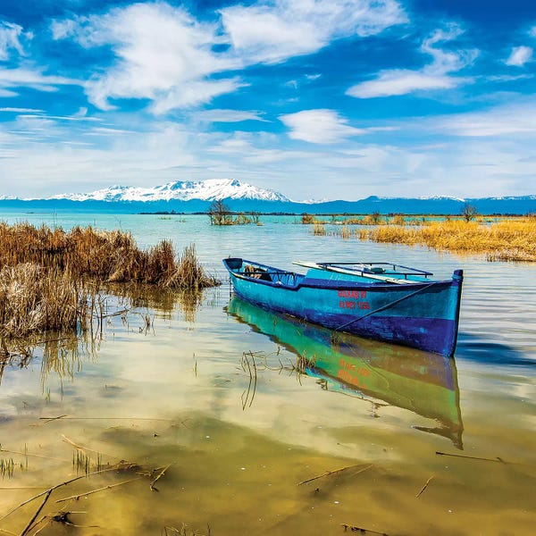 Canoes: Beysehir Lake, Turkey III by Nejdet Duzen