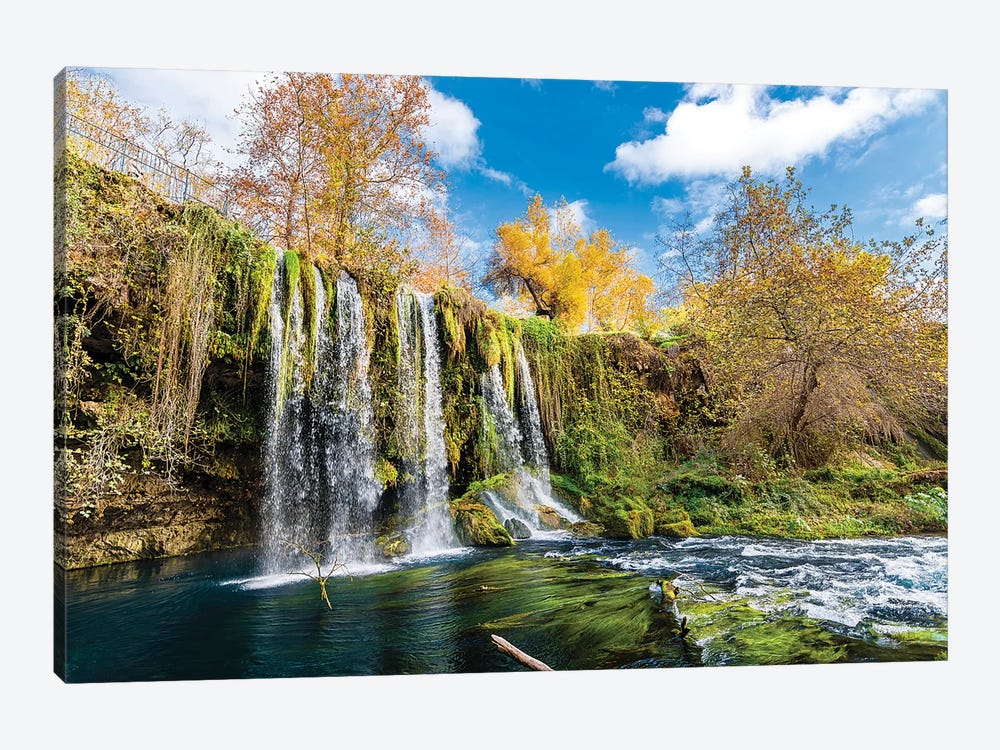 Duden Waterfall, Antalya,Turkey I by Nejdet Duzen 1-piece Canvas Art Print