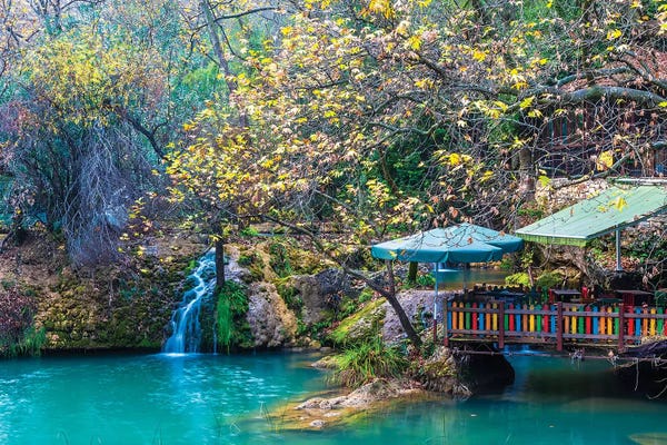 Antalya: Kursunlu Waterfall, Antalya,Turkey III by Nejdet Duzen