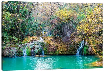 Kursunlu Waterfall, Antalya,Turkey IV Canvas Art Print - Nejdet Duzen