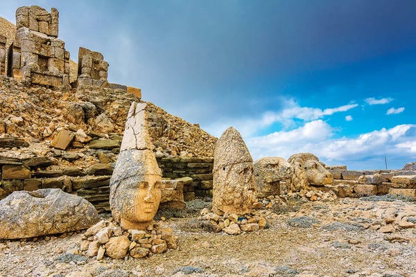 Ancient Ruins: Nemrut Mountain,Turkey III by Nejdet Duzen