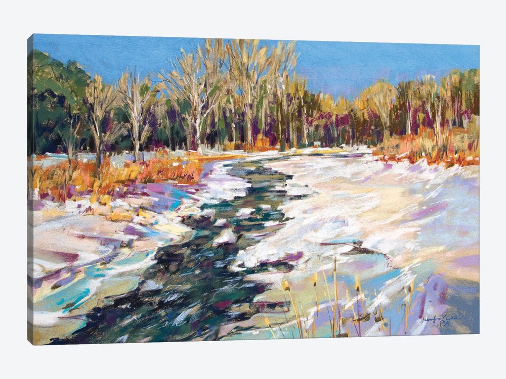 Icy Waters by Jennifer Gardner 1-piece Canvas Print