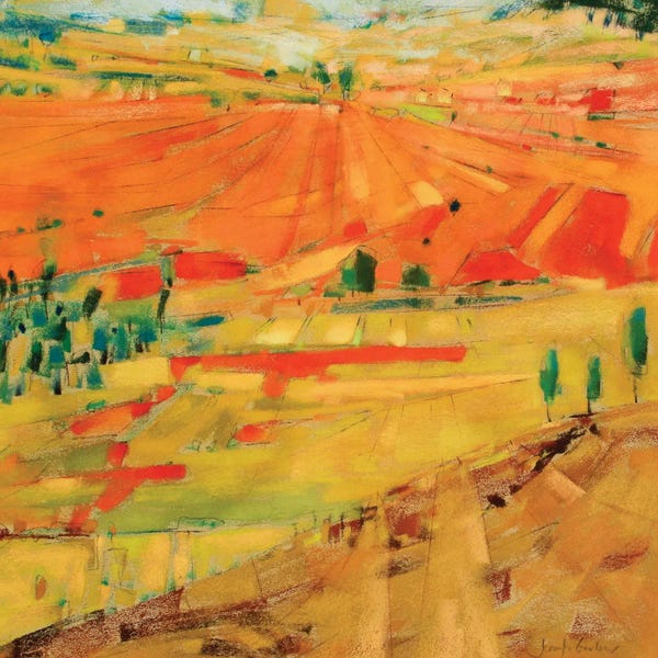 Jennifer Gardner: Patchwork Hills I by Jennifer Gardner