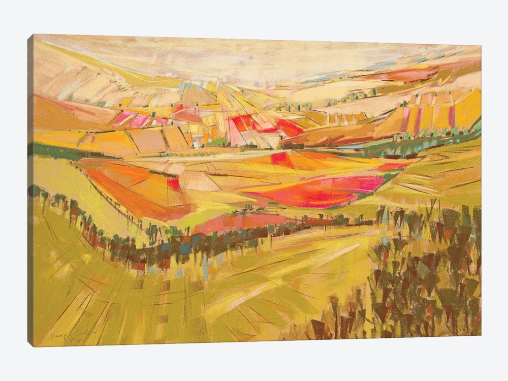 Patchwork Hills III by Jennifer Gardner 1-piece Canvas Artwork