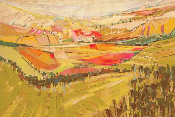 Jennifer Gardner: Patchwork Hills III by Jennifer Gardner
