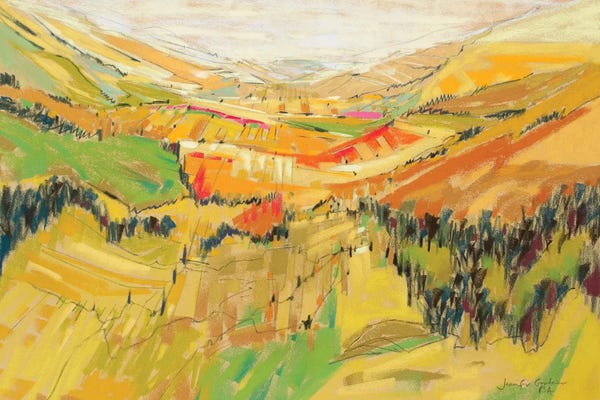 Jennifer Gardner: Patchwork Hills V by Jennifer Gardner