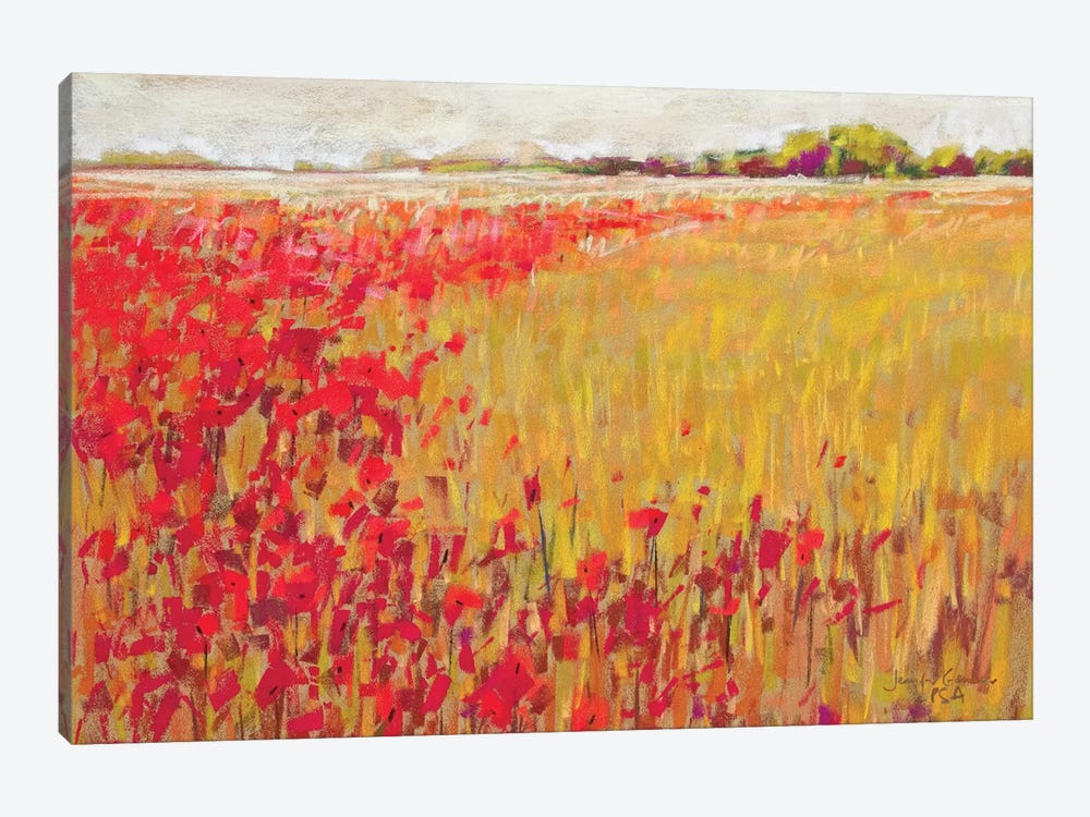 Poppies' Evening Light IV by Jennifer Gardner 1-piece Canvas Print