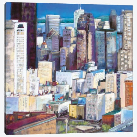 Sun In The City II Canvas Print #NER130} by Jennifer Gardner Canvas Art Print