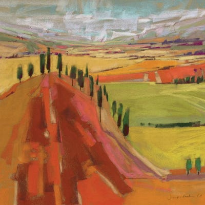 Tuscan Color by Jennifer Gardner framed canvas print