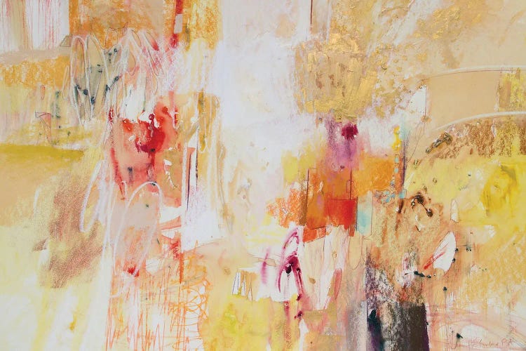 Yellow & Gold Series V by Jennifer Gardner wall art