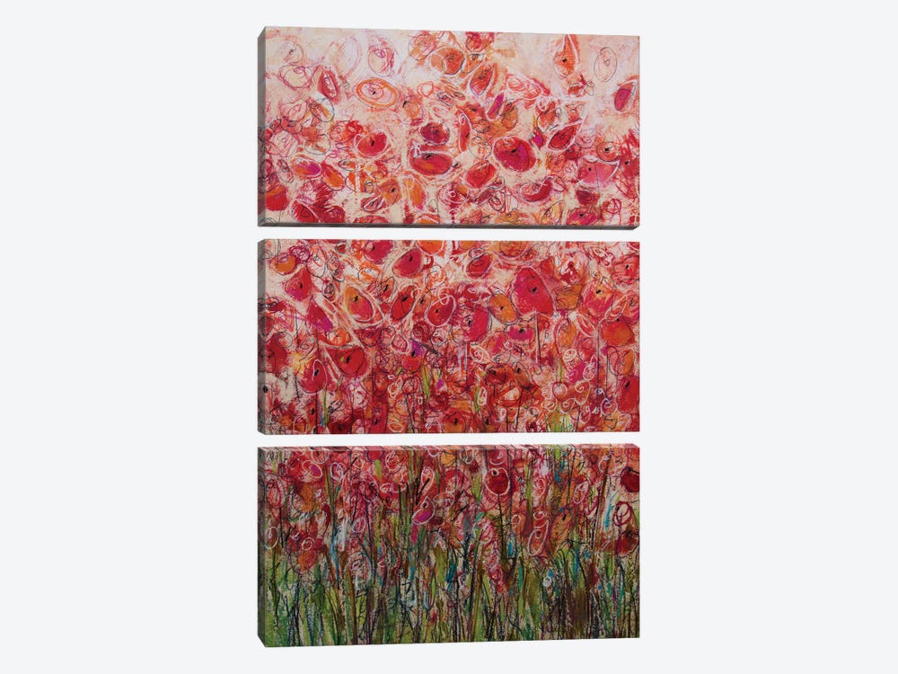 Flower Series XXII by Jennifer Gardner 3-piece Art Print
