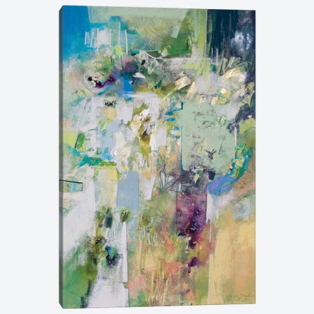 Blue & Green Series V Canvas Print #NER74} by Jennifer Gardner Canvas Artwork