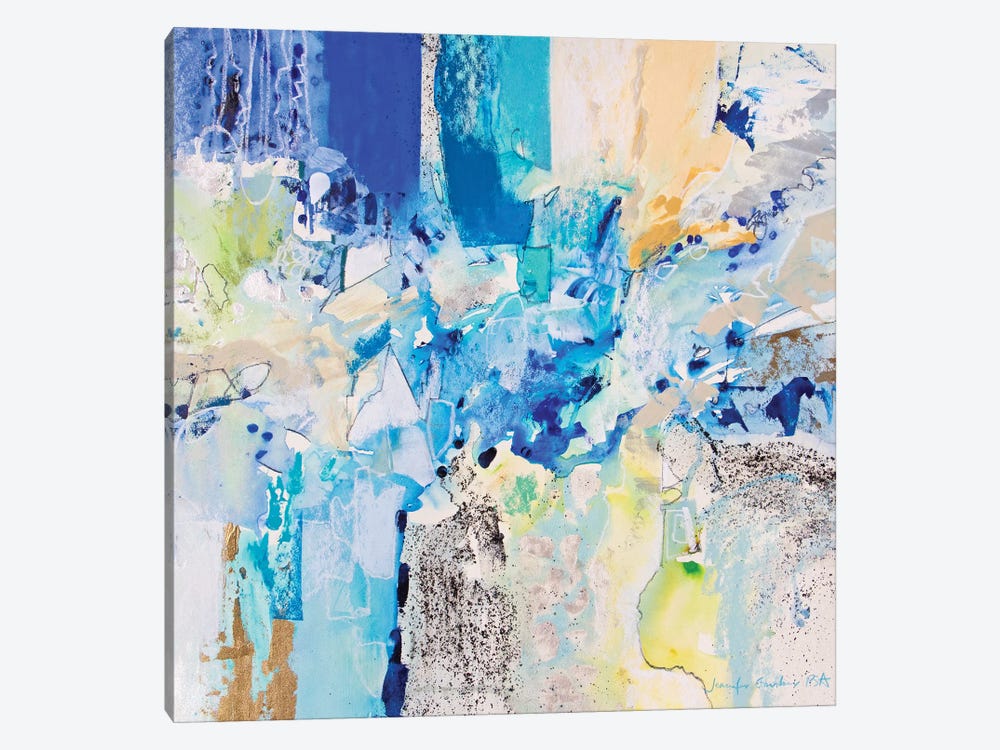 Blue Series VIII by Jennifer Gardner 1-piece Canvas Wall Art
