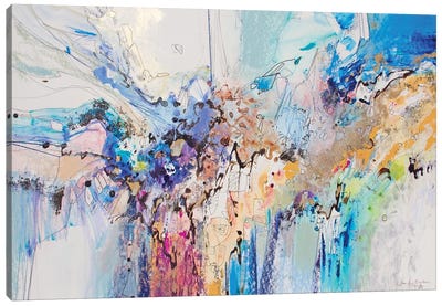 Blue Series XII Canvas Art Print - Jennifer Gardner