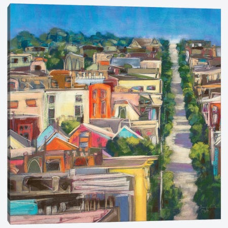 City Color IV Canvas Print #NER80} by Jennifer Gardner Canvas Artwork