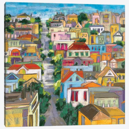 City Color VI Canvas Print #NER81} by Jennifer Gardner Canvas Artwork
