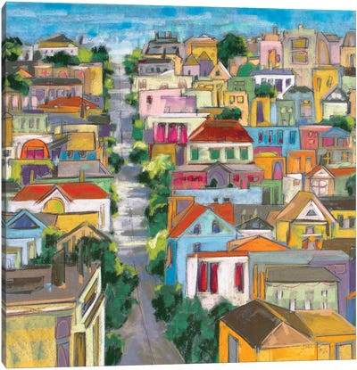 City Color VI Canvas Art Print