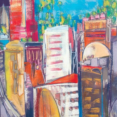 City I by Jennifer Gardner canvas print