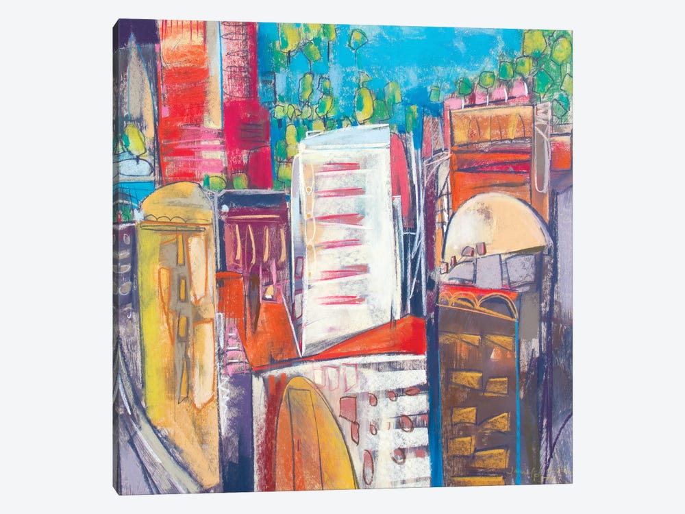 City I by Jennifer Gardner 1-piece Canvas Print