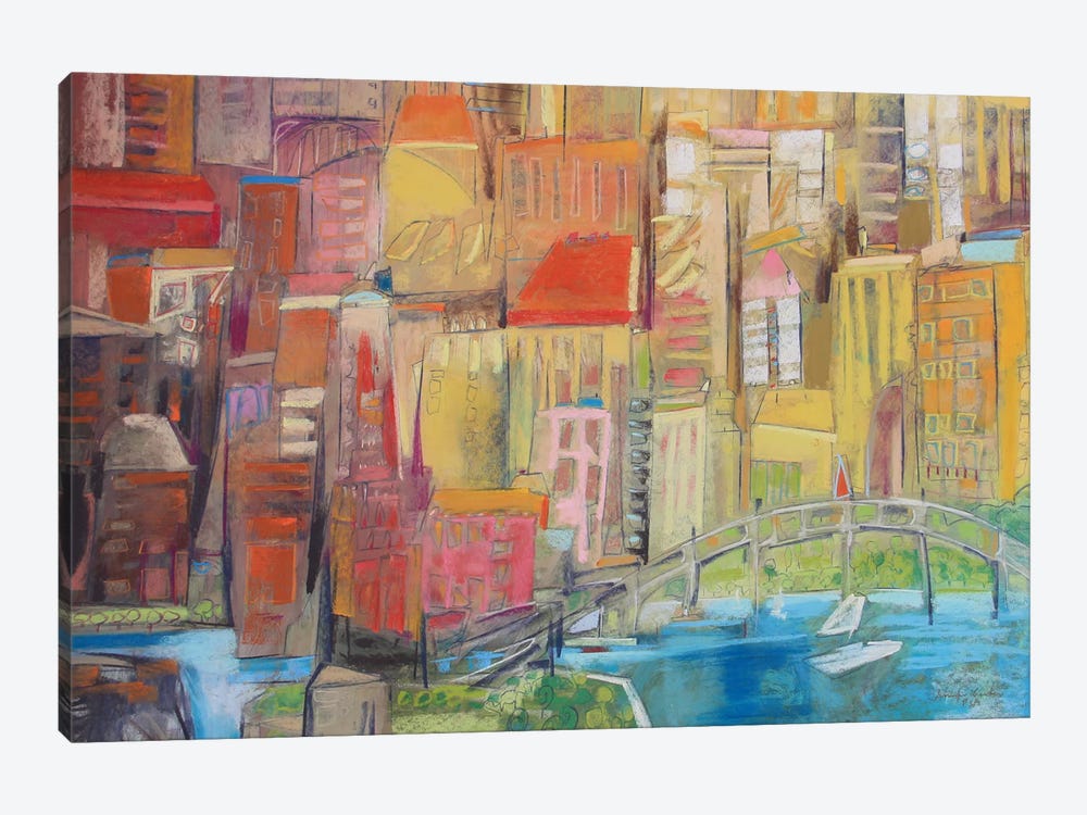 City XI by Jennifer Gardner 1-piece Canvas Art