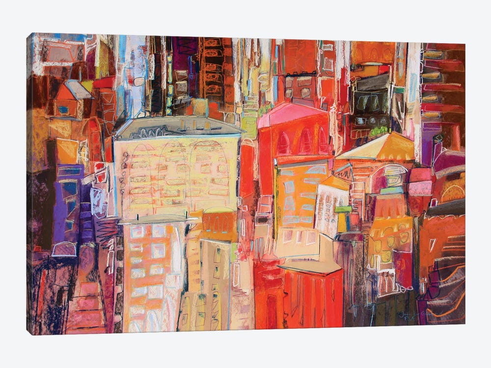 City XII by Jennifer Gardner 1-piece Canvas Print
