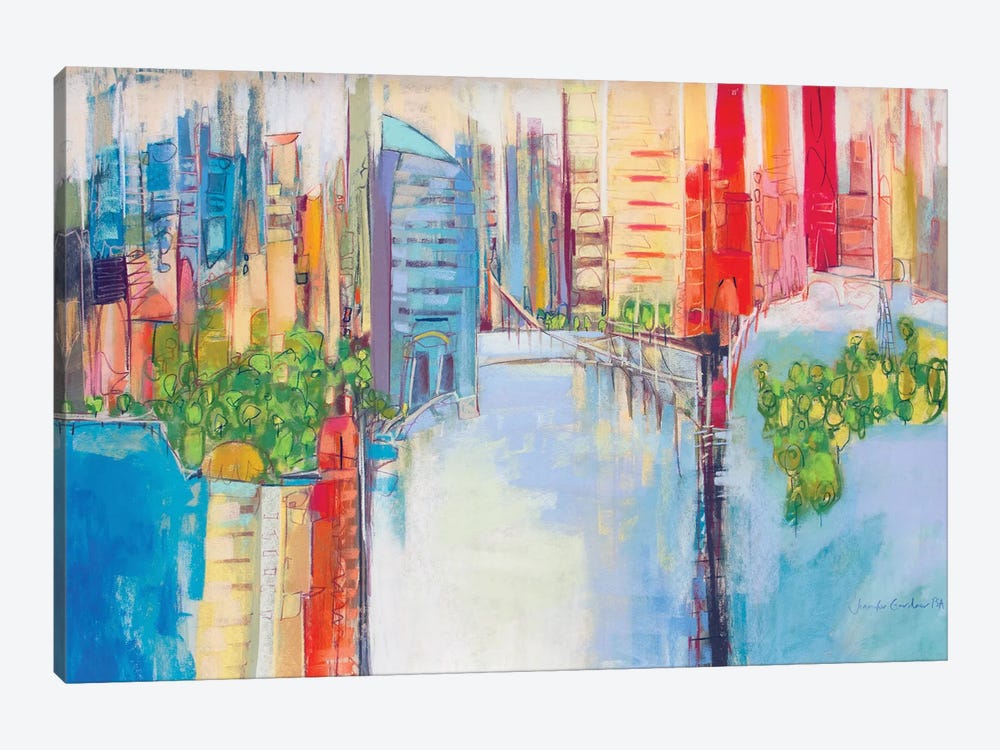 City XVI by Jennifer Gardner 1-piece Canvas Print