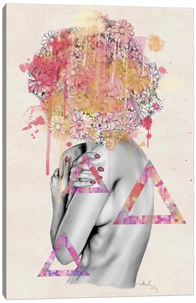 Delicate Flower Canvas Art Print - Nettsch