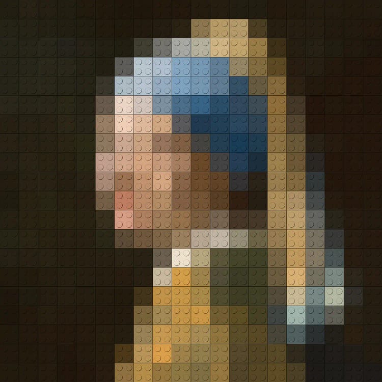 Girl With A Pearl Earring (Module) by Nettsch wall art