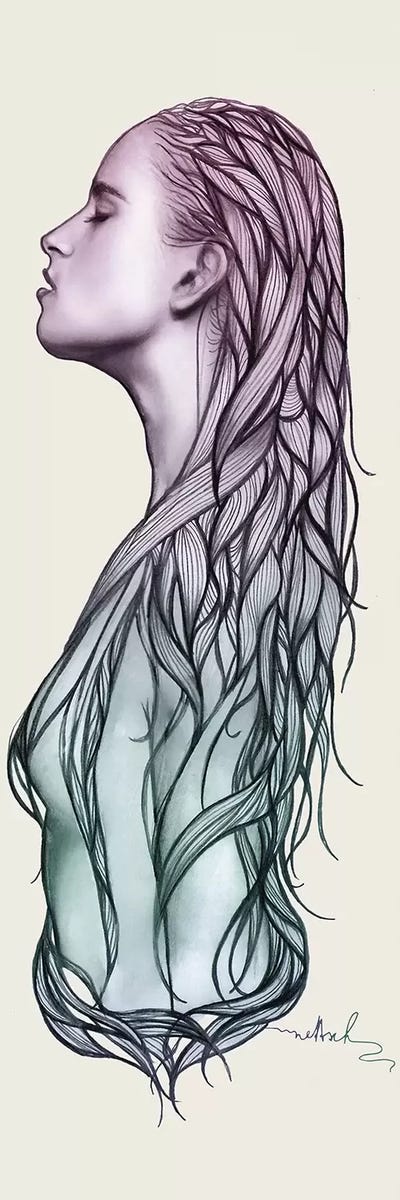 Medea by Nettsch framed canvas print